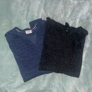 Men’s Bundle: Champion Crewneck, Gerry Full Zip Hooded Jacket